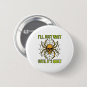 Oude Schedel Spin Grappig Halloween T-Shirt Ontwer Ronde Button 5,7 Cm (Voorkant /achterkant)