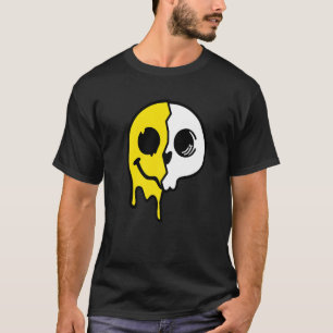 Oude schedelspieren gezicht Oorspronkelijke regenl T-shirt