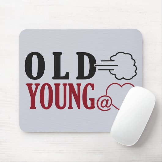 Oude scheet aangepaste mousepad muismat (Met muis)