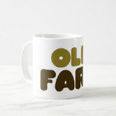 Oude scheet koffiemok (Voorkant links)