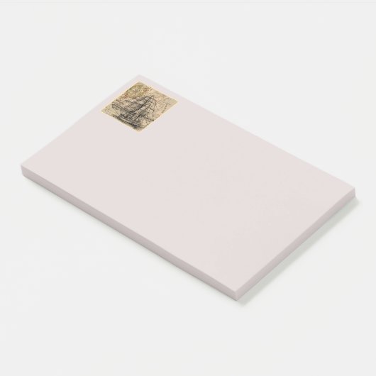 Oude Schepen en Kaart Post-it® Notes (Schuin)