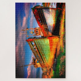 Oude schepen legpuzzel