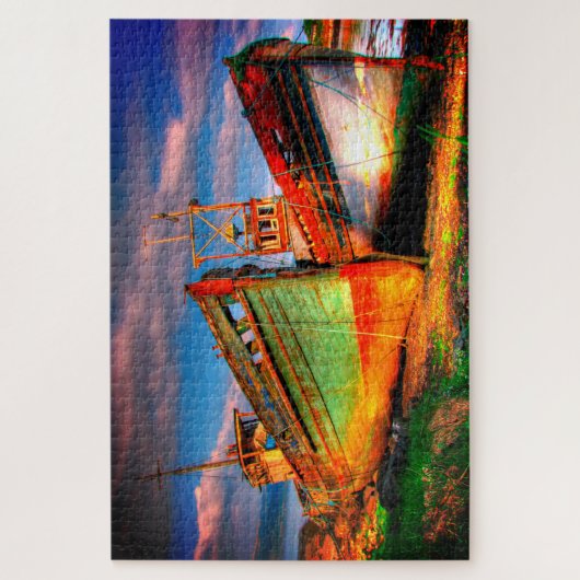 Oude schepen legpuzzel (Verticaal)