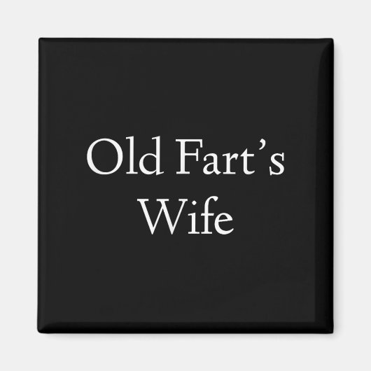 Oude scheten vrouw grappige verjaardag magneet (Voorkant)