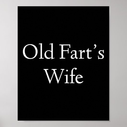 Oude scheten vrouw grappige verjaardag poster (Voorkant)