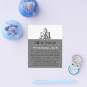 Oude Schetskerk, Christelijke Bijbelklasse Advert. Flyer (Enkel)