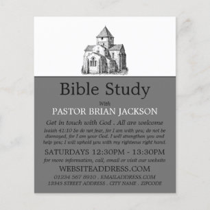 Oude Schetskerk, Christelijke Bijbelklasse Advert. Flyer