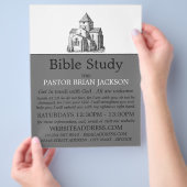 Oude Schetskerk, Christelijke Bijbelklasse Advert. Flyer (Hand)