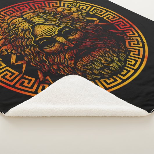 Oude Schild Kunstprint van Zeus Sherpa Deken (3/4)