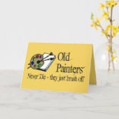 Oude schilders kaart (Gele Bloem)