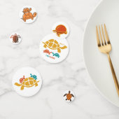 Oude schildpad Tafel Confetti (Groep)