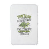Oude schildpadden zijn geweldig Funny Turtle Shirt Badmat (Voorkant Verticaal)