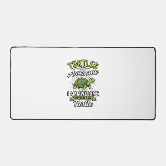 Oude schildpadden zijn geweldig Funny Turtle Shirt Bureaumat (Voorkant)