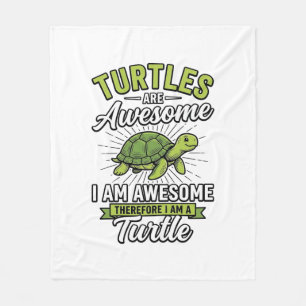 Oude schildpadden zijn geweldig Funny Turtle Shirt Fleece Deken