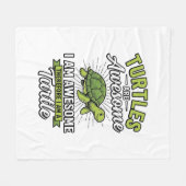 Oude schildpadden zijn geweldig Funny Turtle Shirt Fleece Deken (Voorkant (Horizontaal))