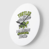 Oude schildpadden zijn geweldig Funny Turtle Shirt Grote Klok (Hoek)