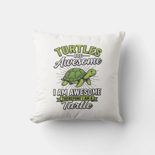 Oude schildpadden zijn geweldig Funny Turtle Shirt Kussen