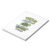 Oude schildpadden zijn geweldig Funny Turtle Shirt Notitieblok (Linkerzijde)