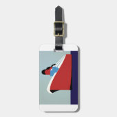 Oude Schip Bagagelabel (Voorkant verticaal)