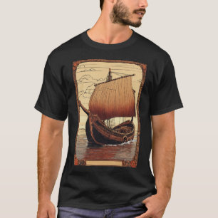 Oude schip T-shirt