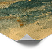 Oude schip zonsondergang poster (Hoek)