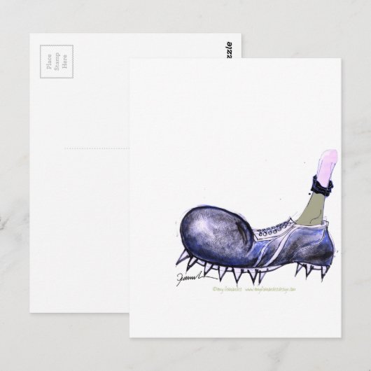 Oude schoen, Tony Fernandes Briefkaart (Voorkant / Achterkant)