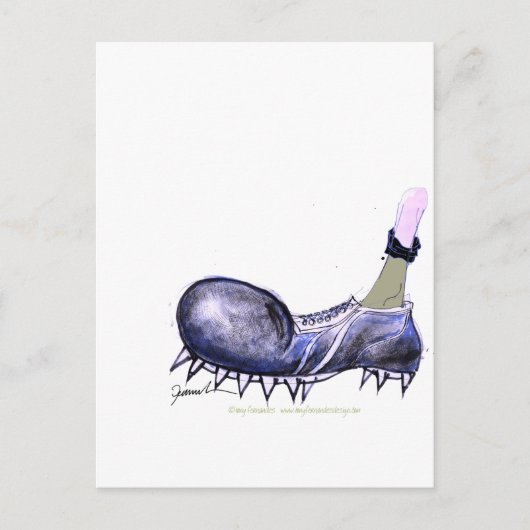 Oude schoen, Tony Fernandes Briefkaart (Voorkant)