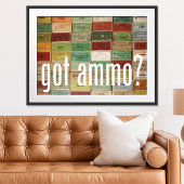 Oude schoenendozen poster