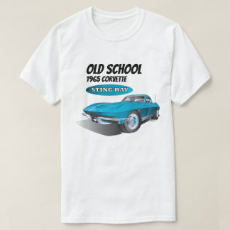 Oude school 1965 stingray corvette t-shirt