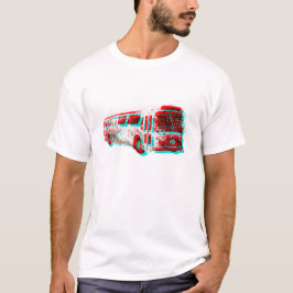Oude school 3D AC Transit Bus t shirt