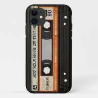 Oude School 80s DJ Music Cassettebandje Pattern