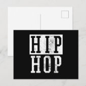 Oude School 90 van de Negentiende Hop Hop Rap Dami Briefkaart (Voorkant / Achterkant)