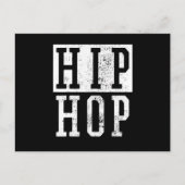 Oude School 90 van de Negentiende Hop Hop Rap Dami Briefkaart (Voorkant)