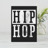 Oude School 90 van de Negentiende Hop Hop Rap Dami Kaart (Staand voorkant)