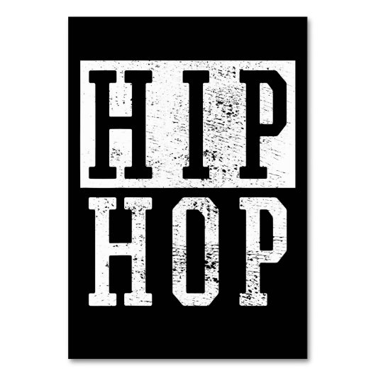 Oude School 90 van de Negentiende Hop Hop Rap Dami Kaart (Voorkant)