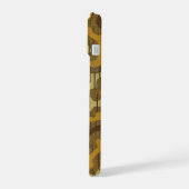 Oude School Army Camo Bruin iPhone 15 Case (Linkerkant)