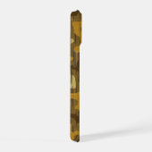 Oude School Army Camo Bruin iPhone 15 Case (Rechterkant)
