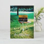 OUDE SCHOOL BBQ GRILL Party 1959: Kleurfoto Kaart (Staand voorkant)