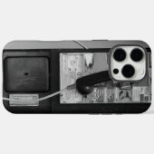 Oude school betaaltelefoon Iphone hoes (Achterkant (horizontaal))