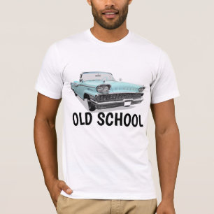 OUDE SCHOOL BIRTHDAY CLASSIC CAR T-SHIRS T-SHIRT