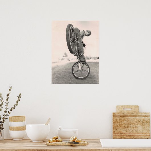  oude school BMX Poster (Keuken)