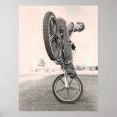  oude school BMX Poster (Voorkant)
