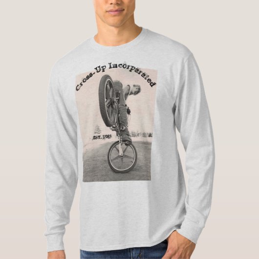 Oude school BMX shirt - Cross-up Inc. #2 (Voorkant)