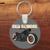 - Oude School Bobber-3 Sleutelhanger (Voorkant)
