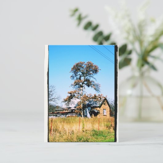 Oude school briefkaart (Staand voorkant)