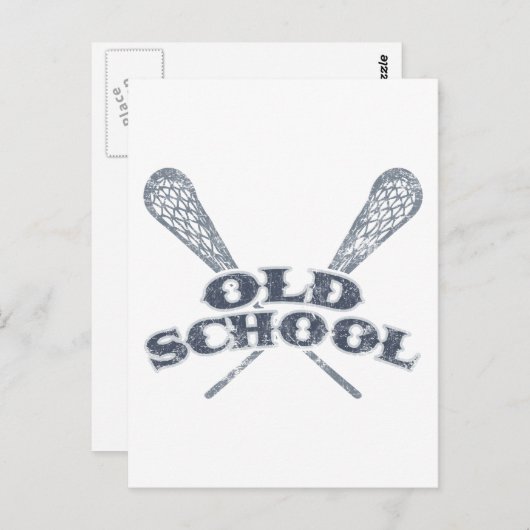 Oude school briefkaart (Voorkant / Achterkant)