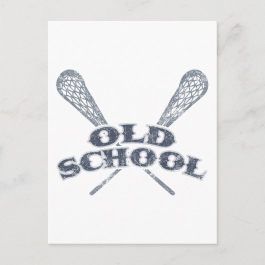 Oude school briefkaart (Voorkant)