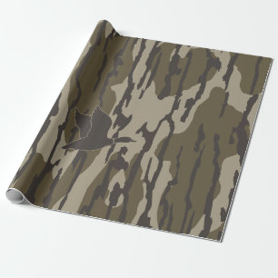 Oude School Camo Eend Jagen Cadeaupapier