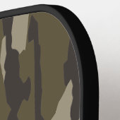 Oude School Camo Eend Jagen Pickleball Paddle (Links Detail)