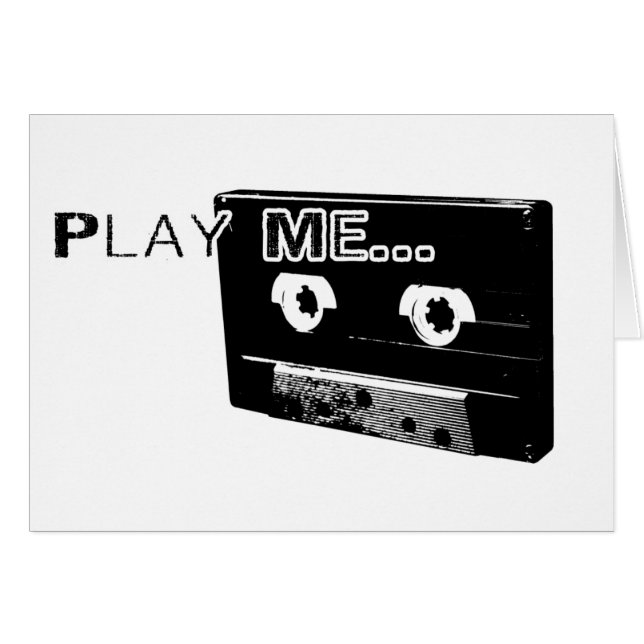 Oude school Cassett (Voorkant Horizontaal)